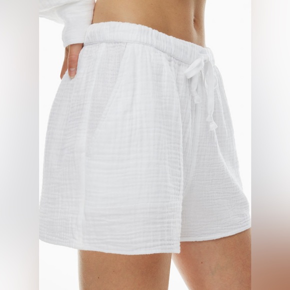 ARITZIA Wilfred Free Cotton Gauze Drawstring Short - Picture 1 of 7